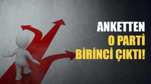 Anketten bakın hangi parti birinci çıktı!