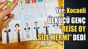 Kocaeli'de ülkücü genç, "Reise oy, size mermi" dedi!
