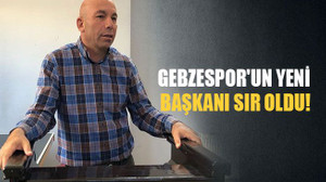 Gebzespor'un yeni başkanı Sır oldu!