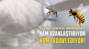 Sivrisinek ısırığı ve arı sokmasına karşı pratik çözüm... Hem uzaklaştırıyor hem tedavi ediyor!
