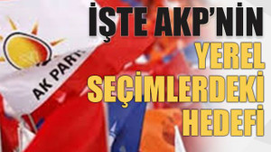 İşte AKP’nin yerel seçimlerdeki hedefi