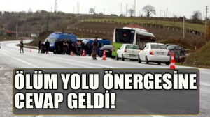 Ölüm yolu önergesine cevap geldi!