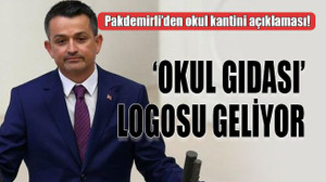 Pakdemirli’den okul kantini açıklaması! ‘OKUL GIDASI’ LOGOSU GELİYOR