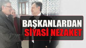 Başkanlardan siyasi nezaket