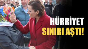 Hürriyet, sınırı aştı
