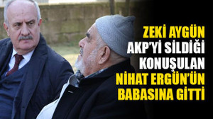 Zeki Aygün, AKP’den koptuğu konuşulan Ergün’ün ailesine gitti!