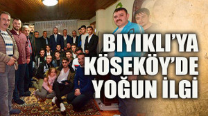 Bıyıklı’ya Köseköy’de yoğun ilgi