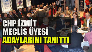 CHP İzmit meclis üyesi adaylarını tanıttı