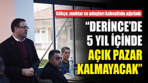 Sertif Gökçe, muhtar ve muhtar adaylarına projelerini anlattı...