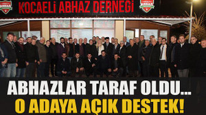 Abhazlar taraf oldu... O adaya açık destek!