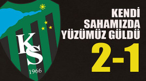 Kendi sahamızda yüzümüz güldü: 2-1