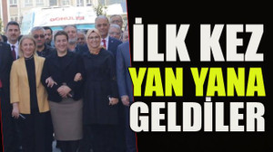 İlk kez yan yana geldiler