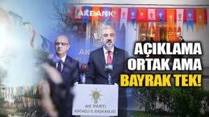 Açıklama ortak ama bayrak tek!