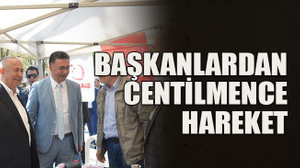 Başkanlardan centilmence hareket