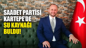 Saadet Partisi, Kartepe'de su kaynağı buldu