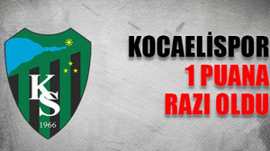Kocaelispor 1 puana razı oldu