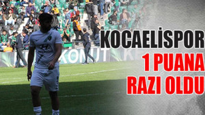Kocaelispor 1 puana razı oldu