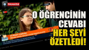 O öğrencinin cevabı her şeyi özetledi!