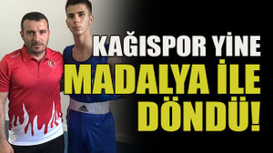 Kağıspor yine madalya ile döndü!
