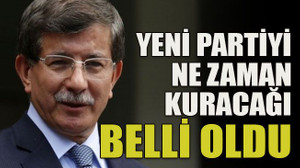 Yeni partiyi ne zaman kuracağı belli oldu