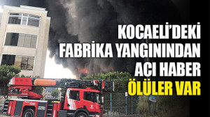 Kocaeli'deki fabrika ve depo yangınında ölü sayısı 5'e çıktı