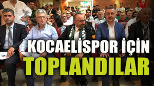 Kocaelispor için toplandılar