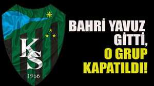 Bahri Yavuz gitti, o grup kapatıldı!