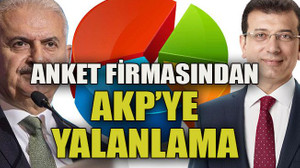Anket firmasından AKP’ye yalanlama