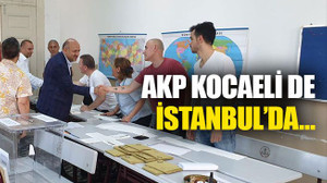 AKP Kocaeli de İstanbul’da…