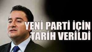 Yeni parti için tarih verildi