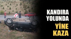 Kandıra yolunda yine kaza