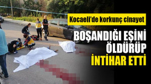 Boşandığı eşini sokak ortasında vurup, intihar etti