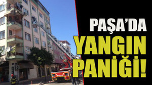 Paşa’da yangın paniği!