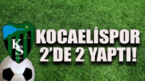Kocaelispor 2’de 2 yaptı!