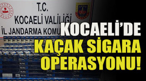 Kocaeli’de kaçak sigara operasyonu!