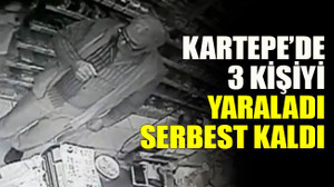 Kartepe’de 3 kişiyi yaraladı serbest kaldı