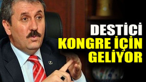 Destici, kongre için geliyor
