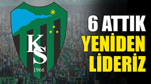 6 attık, yeniden lideriz