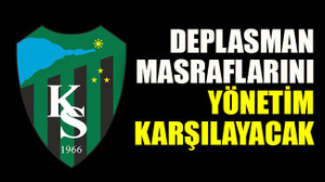 Kocaelispor’da deplasman masraflarını yönetim karşılayacak