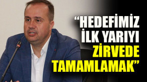 Kocaelispor Teknik Direktörü Dinçel: “Hedefimiz ilk yarıyı zirvede tamamlamak”