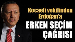 Kocaeli vekilinden Erdoğan’a erken seçim çağrısı