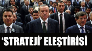 ‘Strateji’ eleştirisi