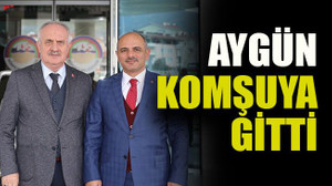 Aygün komşuya gitti