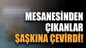 Mesanesinden çıkanlar şaşkına çevirdi!
