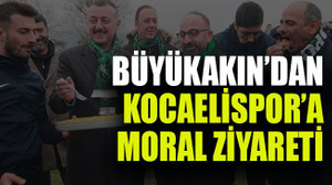 Büyükakın’dan Kocaelispor’a moral ziyareti