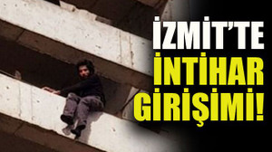 İzmit’te intihar girişimi!