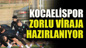 Kocaelispor zorlu viraja hazırlanıyor 1 haftada 3 maç!