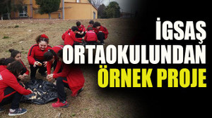 İGSAŞ Ortaokulundan örnek proje