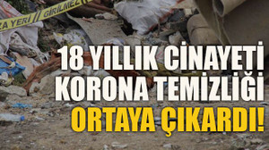 18 yıllık cinayeti korona temizliği ortaya çıkardı!