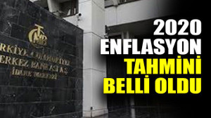 Merkez Bankası’nın 2020 enflasyon tahmini belli oldu